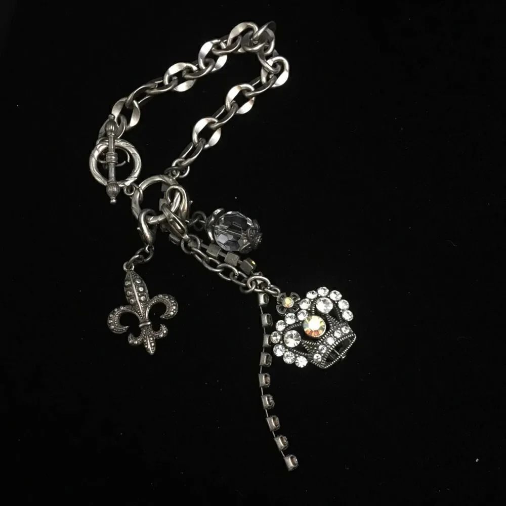 2006 Hanging CZ Charm Bracelet